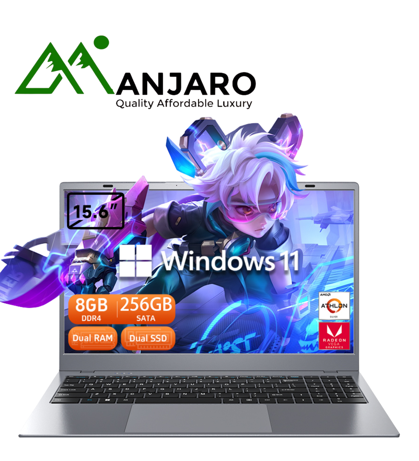 15.6 Inch New Business Laptop AMD 3020e (Shipping fee included)