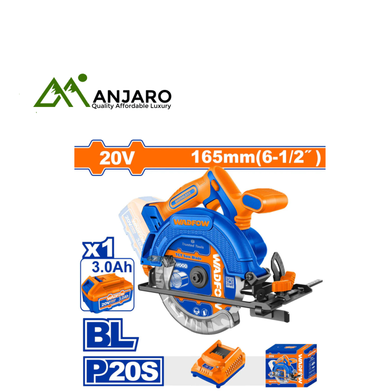 Cordless Circular Saw 20V Brushless Motor WLWP5521