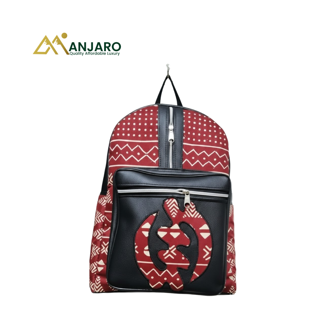 Gye Nyame African Print Backpack – Ankara Travel & Everyday Bag