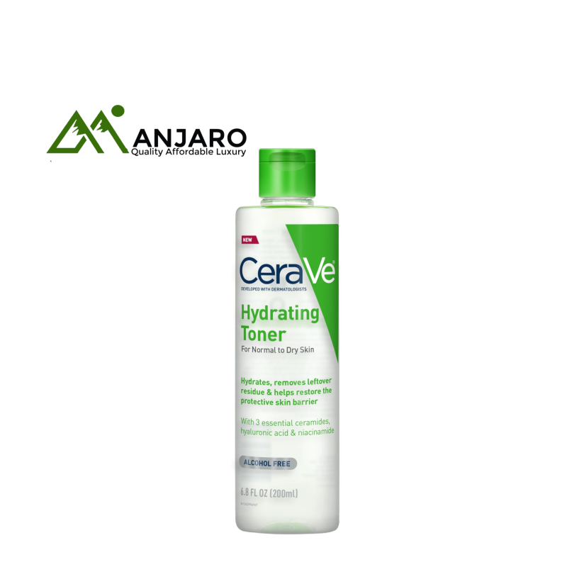 CERAVE Hydrating Toner For Normal to Dry Skin (200ml) | Alcohol-Free Toner with Ceramides & Hyaluronic Acid