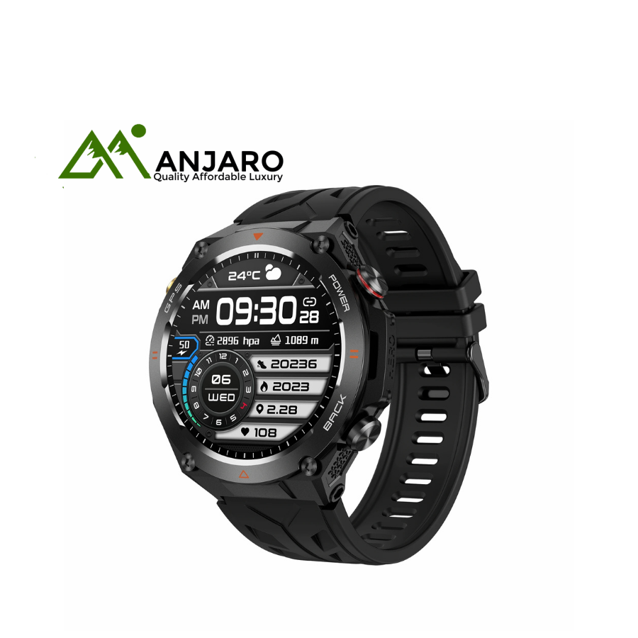 KC82 GPS Smartwatch for Men/Women – 1.45" IPS Display, IP67 Outdoor Fitness Smartwatch