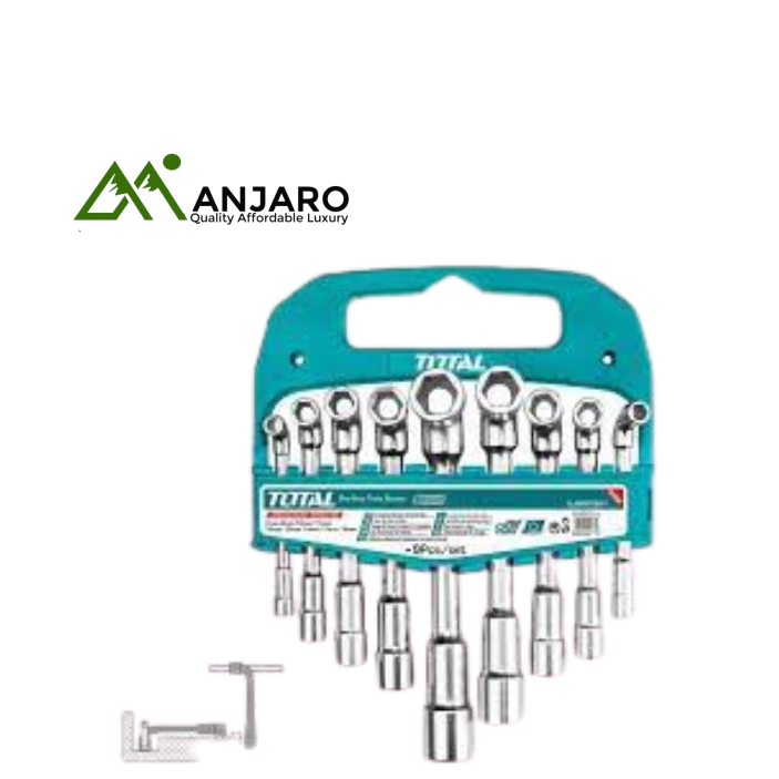 Total TLASWT0901 L-angled socket wrench set