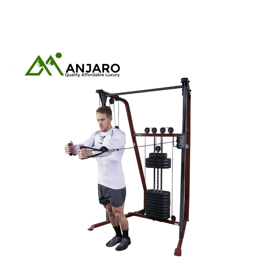 Best Fitness Functional Trainer BFFT10 – Adjustable Dual Pulley System with 85kg Weight Stack | Manjaro Ghana