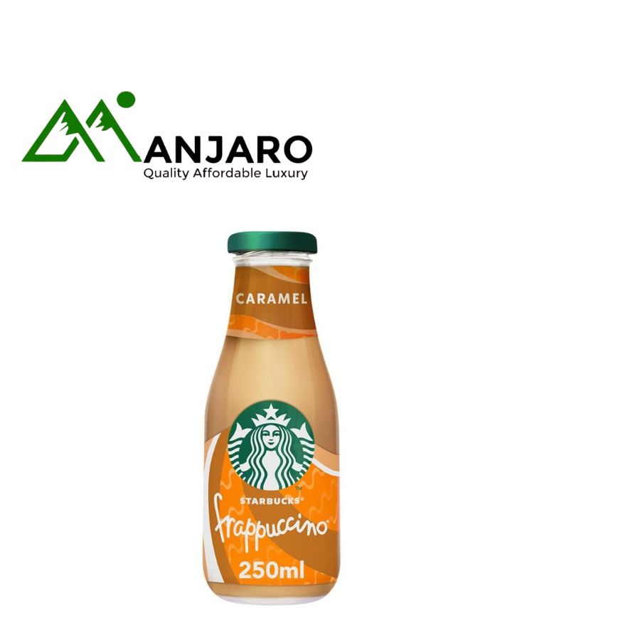 Starbucks Caramel Frappuccino – Pack of 8 (250ml Each) | Creamy Caramel Bliss with a Smooth Coffee Finish