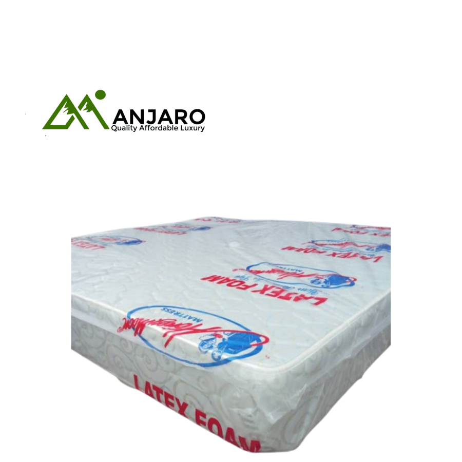 Latex Foam High Density Mattress- King Size 10" Jacquard Covered