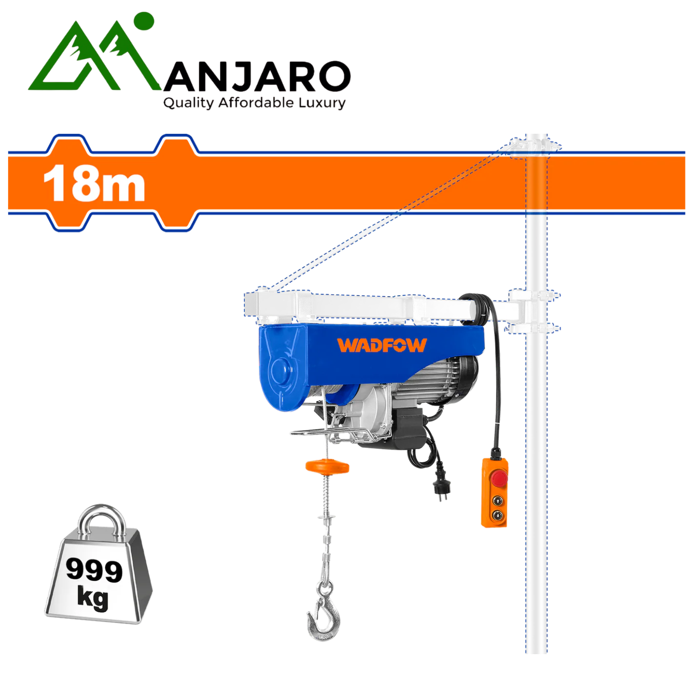 Electric Hoist – 1600W WETH1A02