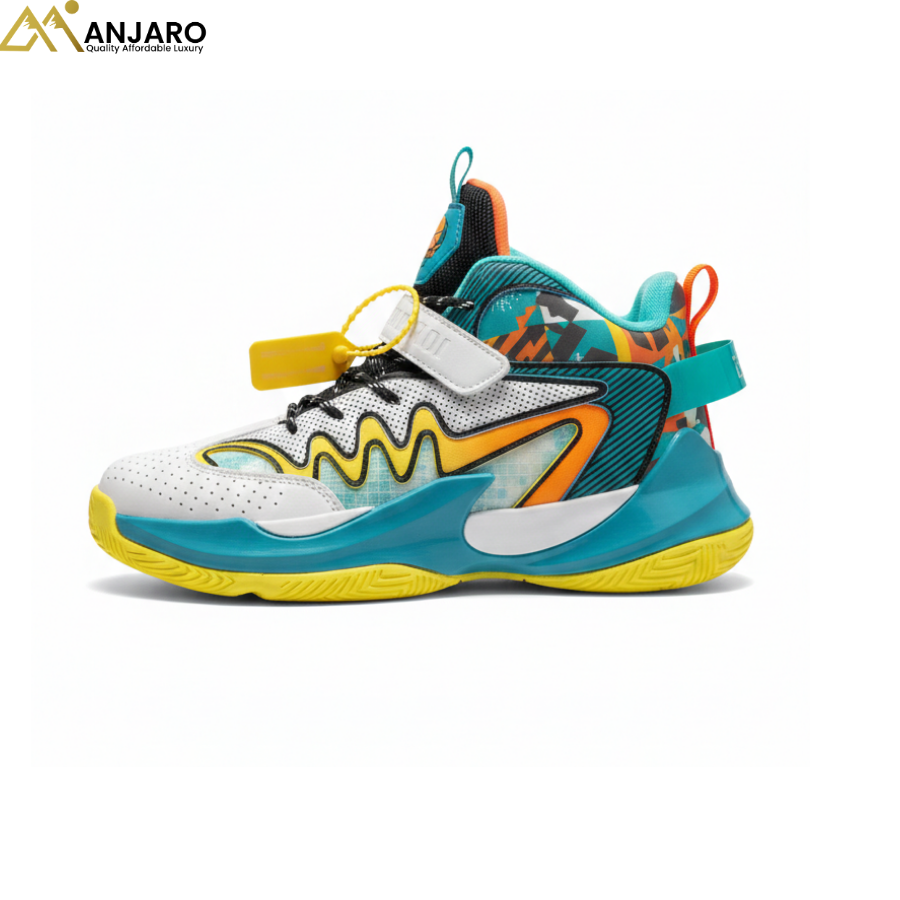 Fashion Boys High-Top Sport Sneakers – Size 27/29