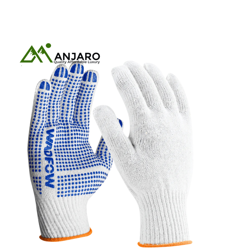 Wadfow WKG1801 Knitted&PVC dots gloves