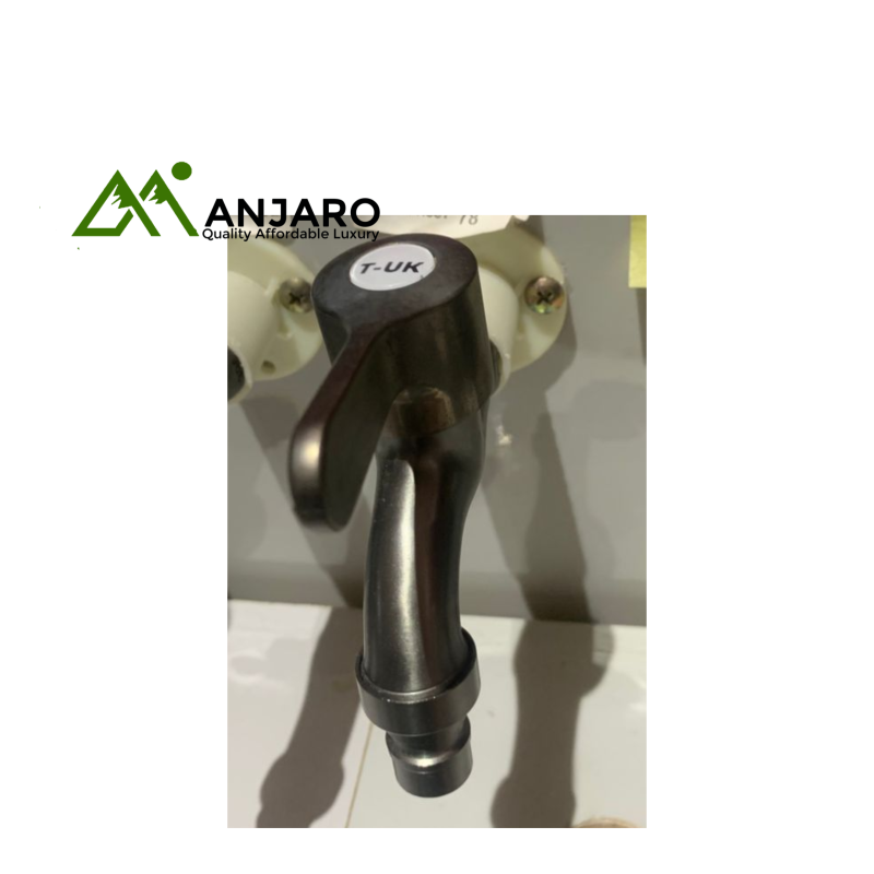 TUK 75006 Grey Wall Tap – Durable & Modern Bathroom/Kitchen Fixture