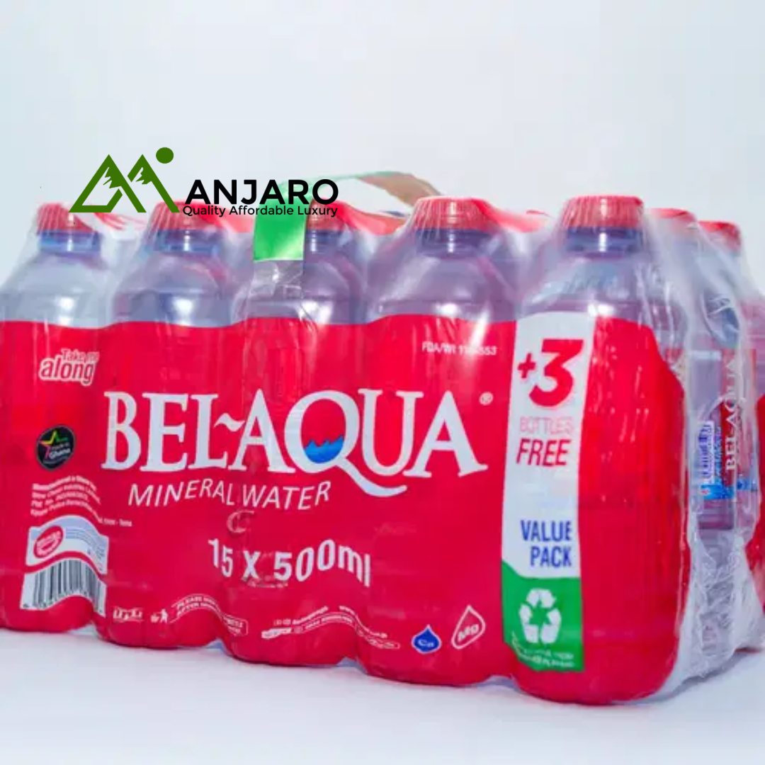 Bel Aqua Purified Water – 15 × 500 ml Bottles