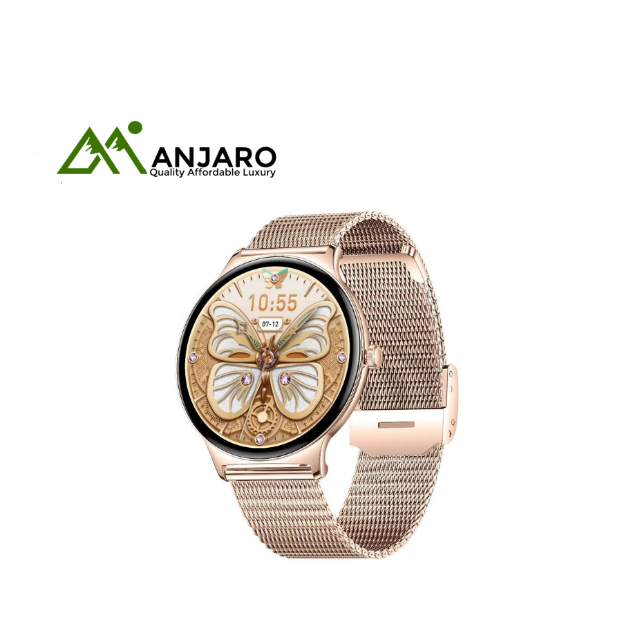 V89 Fashion Smart Watch for Women – 1.43″ AMOLED, BT Call, IP67 Waterproof