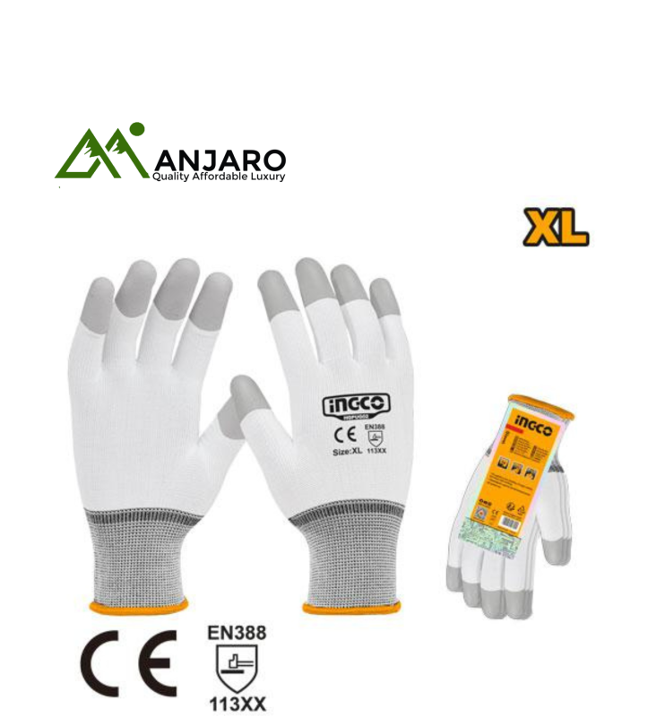 Ingco HGPUG02 PU Coated Gloves