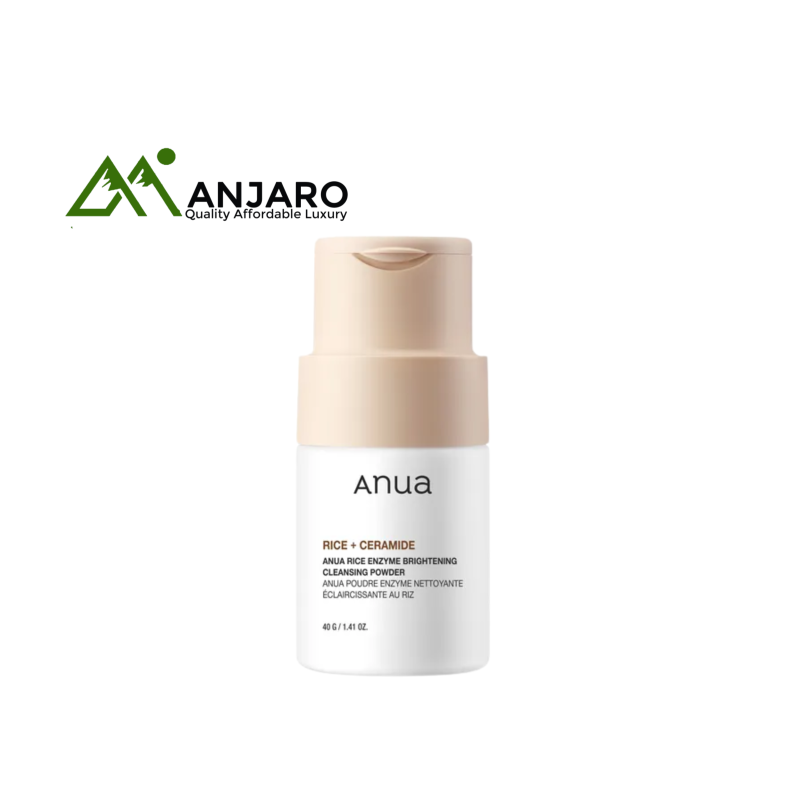 ANUA Rice Enzyme Brightening Cleansing Powder – 40 g Multi‑Purpose Foaming & Mask Powder with Alpha‑Arbutin & Ceramide