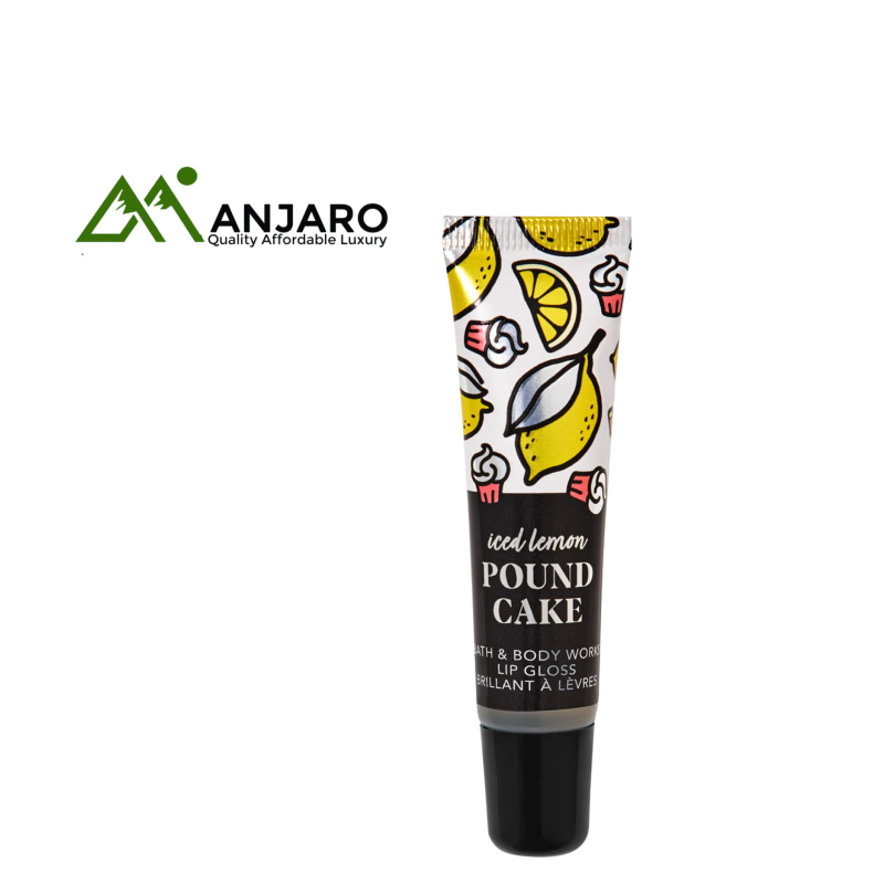 BATH & BODY WORKS Iced Lemon Pound Cake Lip Gloss – 14ml | Sweet Shine with a Burst of Citrusy Dessert Flavor