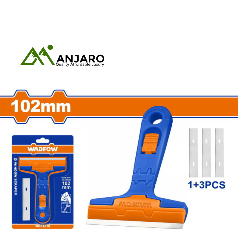 Window Scraper with 3 Extra Blades WGS1618