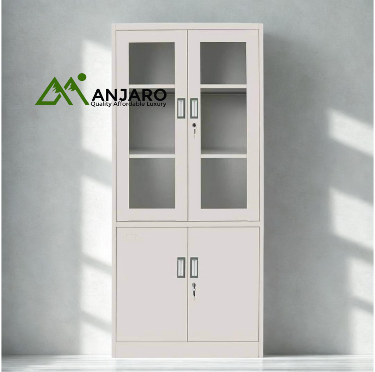 2-Door File Cabinet – Secure Metal Storage for Documents | Office Organization with Lockable Doors