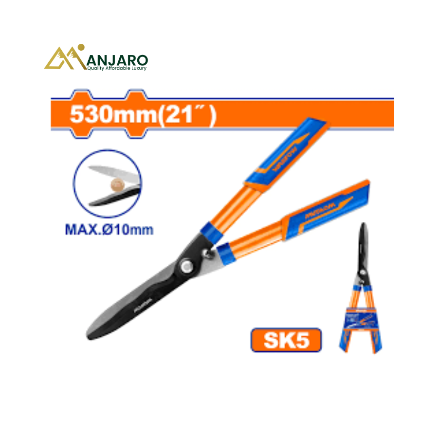 Wadfow Hedge Shear – SK5 Steel Wavy Blade Garden Trimming Tool – 21 Inch (530mm)  WPR2324