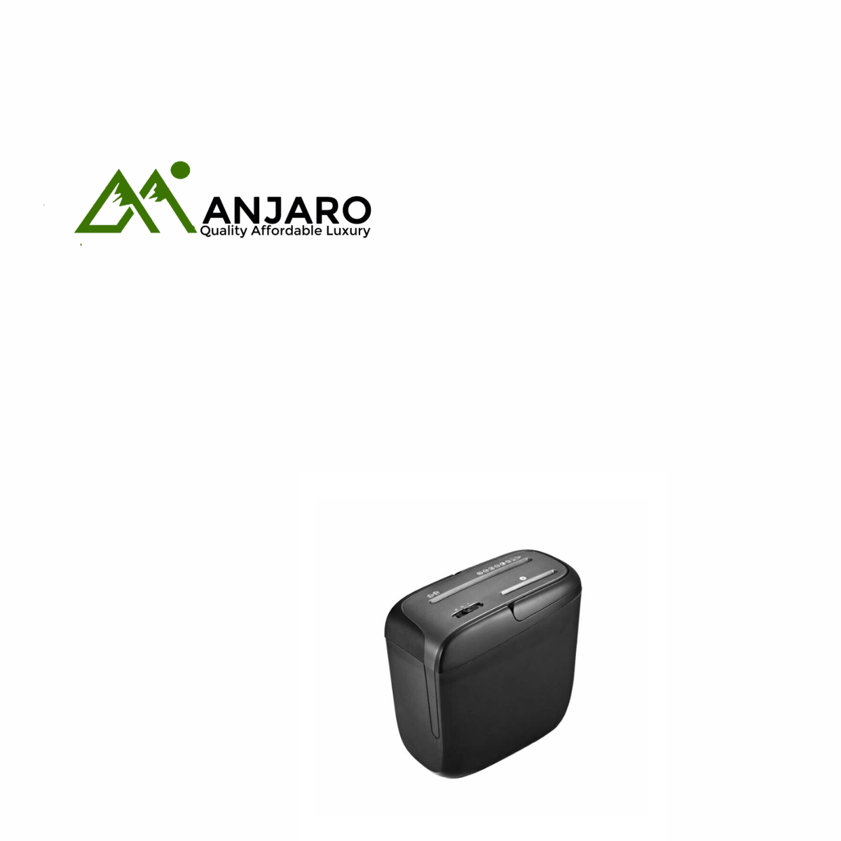 Nigachi XC12CD CC Cross Cut Paper Shredder – 12-Sheet Capacity, Credit Card/CD Shredding, 18L Bin – Black
