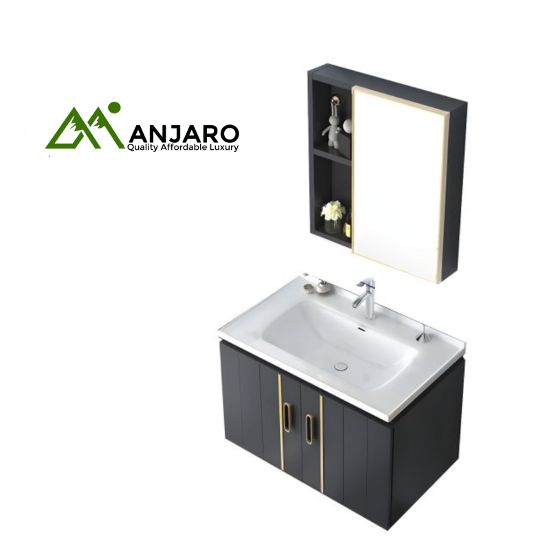 Modern Cabinet Basin E-B – Wall-Mounted Vanity Sink with Storage
