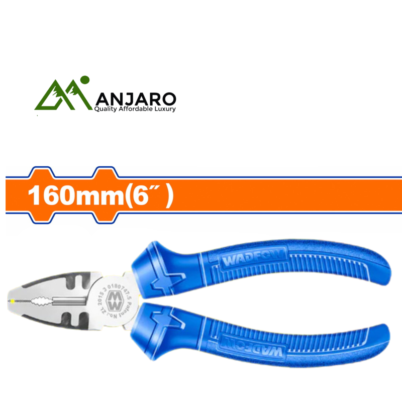 Wadfow Combination Pliers – WPL1928 (8") & WPL1C26 (6")