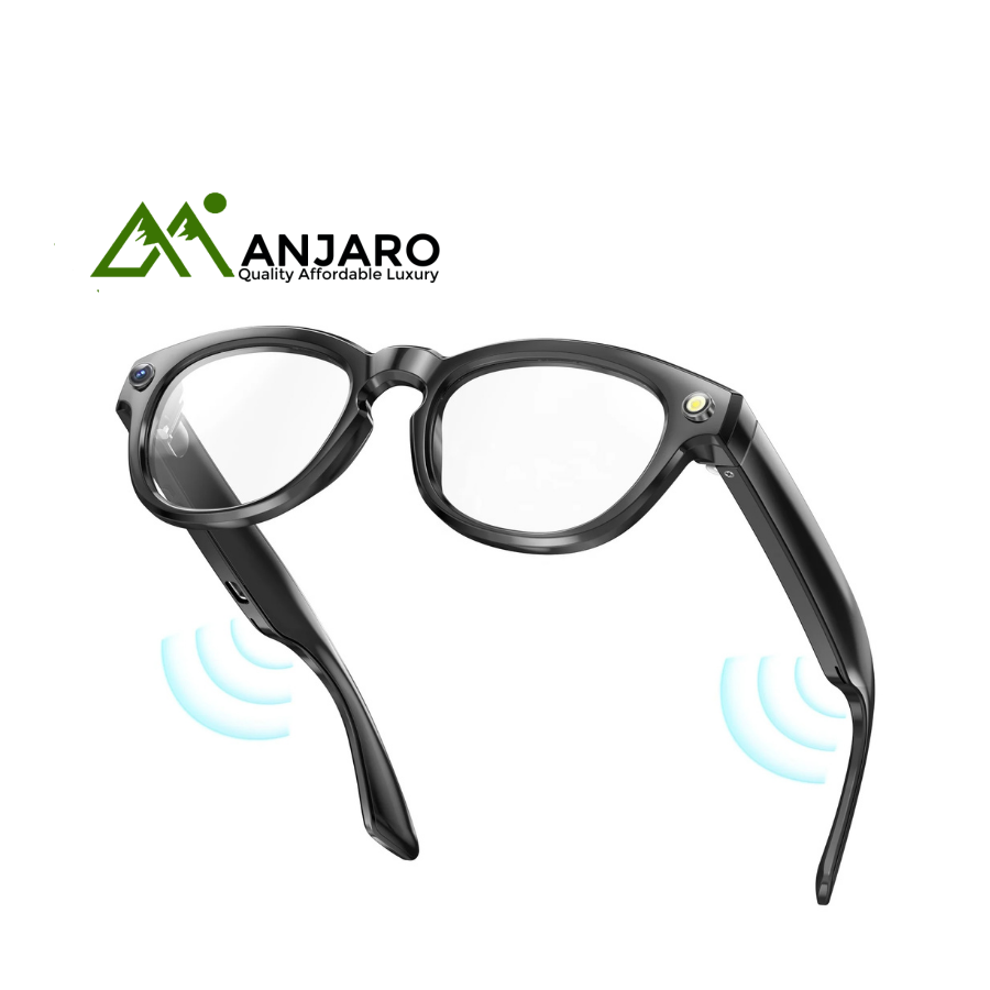 GS380 AI AR Video Camera Smart Glasses – Waterproof Translation & Noise-Cancelling