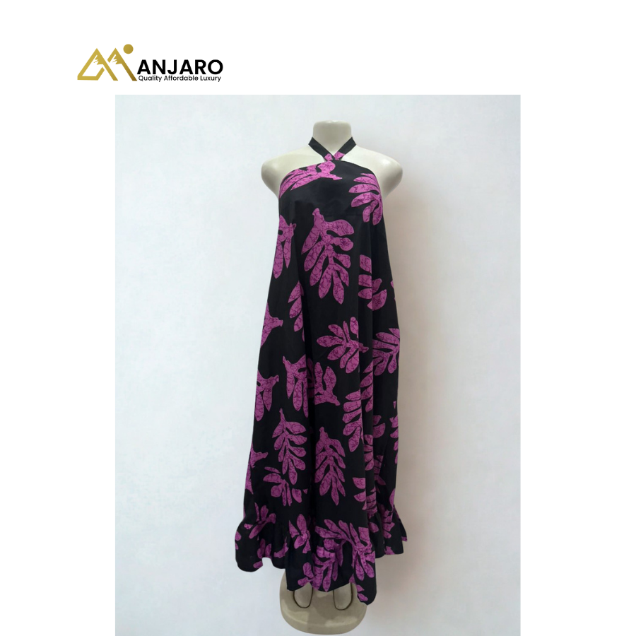 Midnight Orchid Halter Maxi – Amethyst Bloom Edition