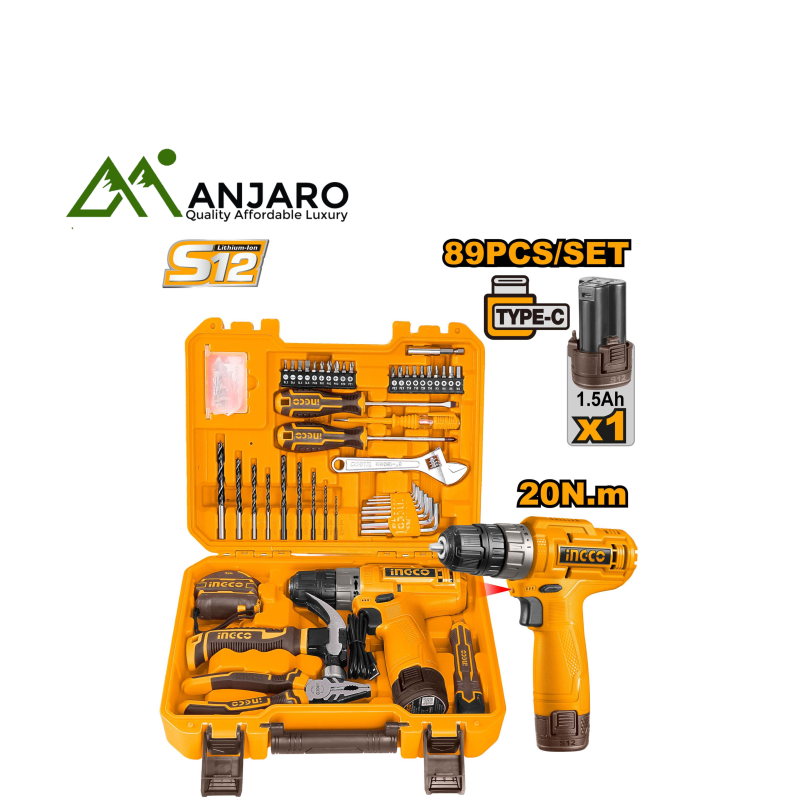 Ingco HKTHP10891 89 Pcs Tools set