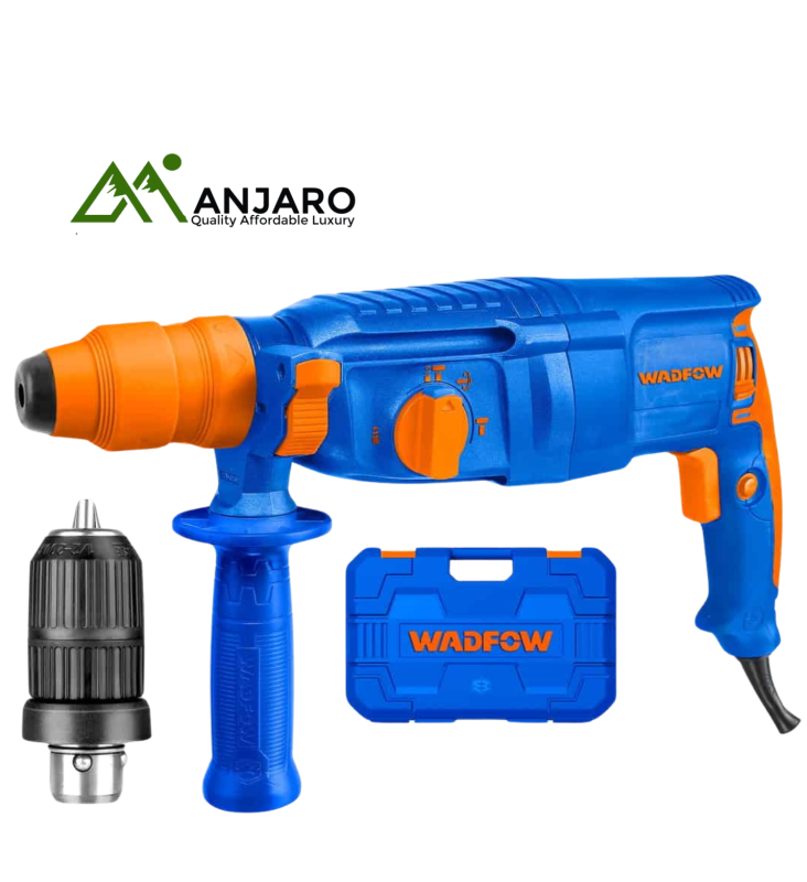 Wadfow WRH3D38, WRH2D32, WRH2D26, WRH1D26-2 Rotary Hammers