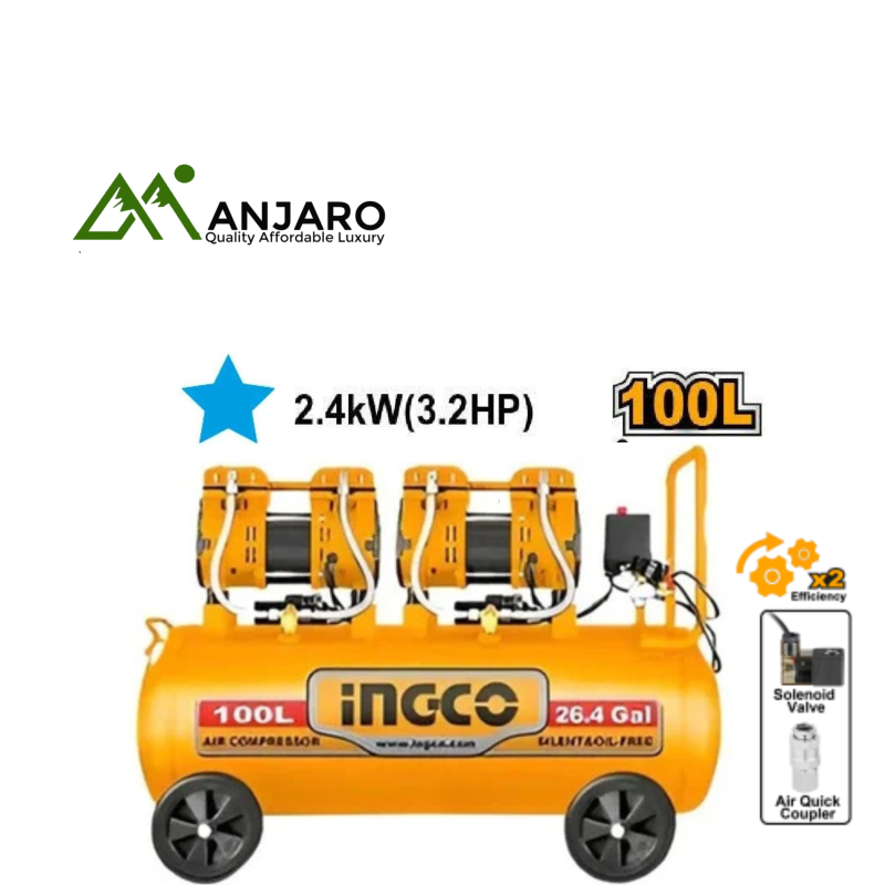 Ingco ACS2241001 Air compressor-3.2HP