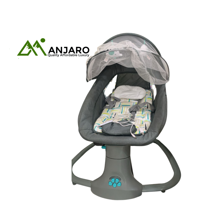 Baby Electric Rocking Bassinet – Gentle Motion, Soothing Music & Breathable Design
