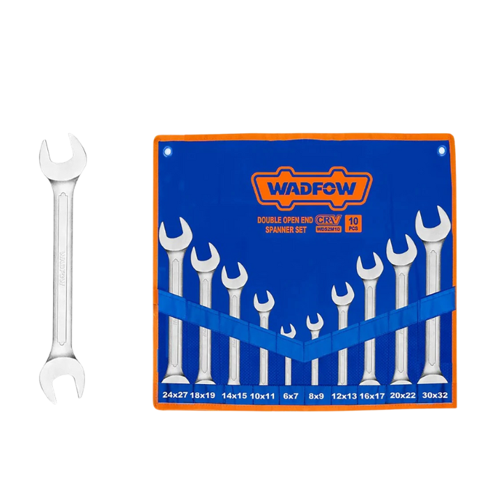 Wadfow WDS2M10 10 Pcs Double open end spanner set