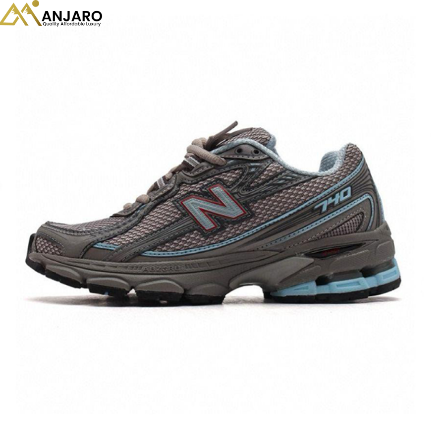 New Balance 740 Unisex Shoes Dark Grey and Blue