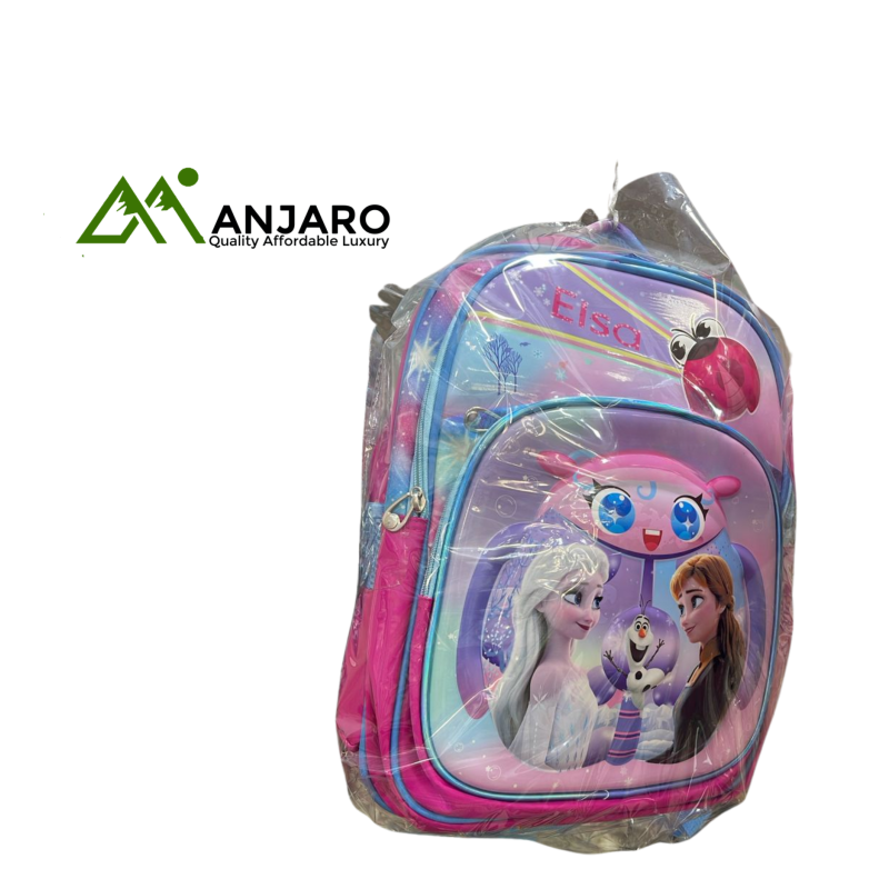 Elsa Frozen-Themed Kids Backpack – Lightweight & Magical School Bag for Girls