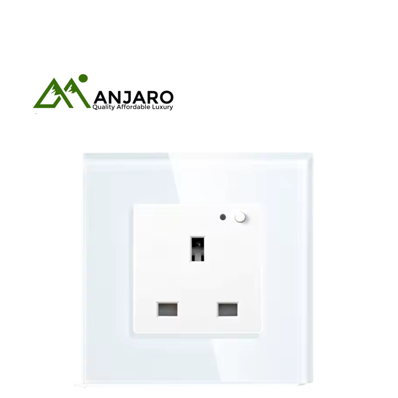 Smart Single Socket – Wi-Fi Wall Outlet with Voice & App Control | Alexa, Google, Tuya, Smart Life