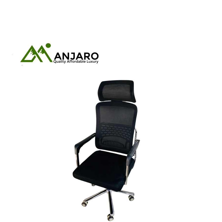 Ergo-Pro Ultra High-Back Ergonomic Mesh Office Chair with Adjustable Headrest - Elite Posture Support