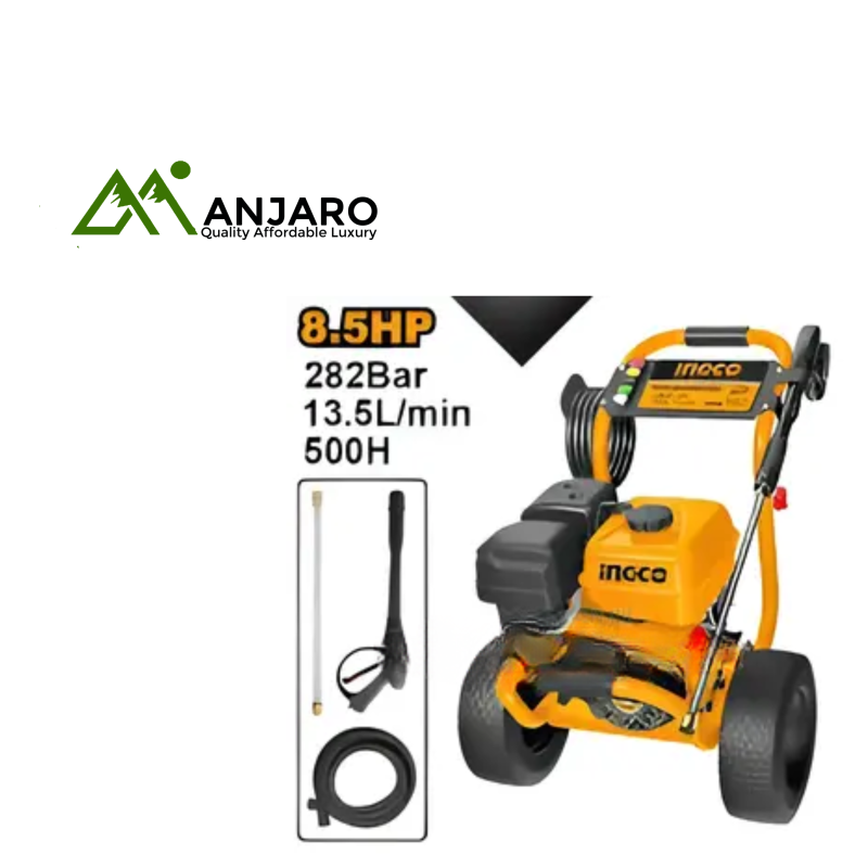 GHPW2203 Gasoline Pressure Washer 8.5HP 282Bar (4089PSI) – 274cc 4-Stroke Engine with Brass Triplex Pump