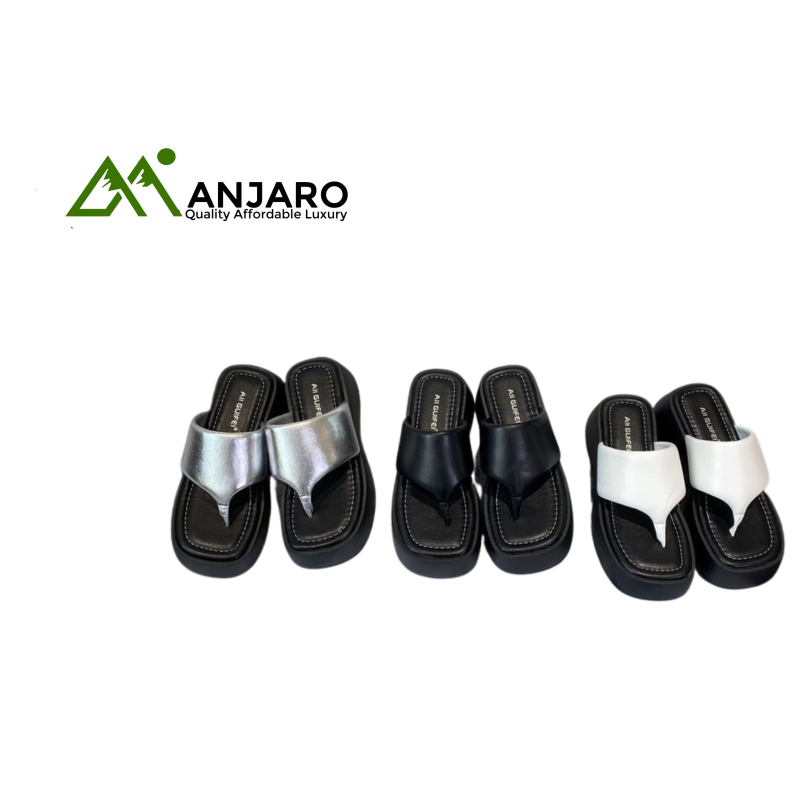 Thick-Soled Platform Height-Increasing Sandals – Summer Open Toe PU Platform Comfort, Outdoor Beach Wear
