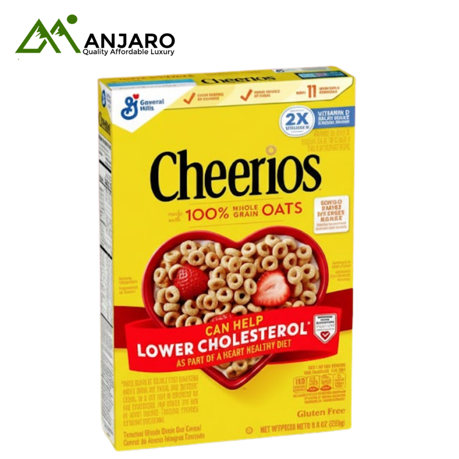 Cheerios Whole Grain Oats Cereal – 226g | Heart-Healthy, Crunchy & Nutritious Breakfast