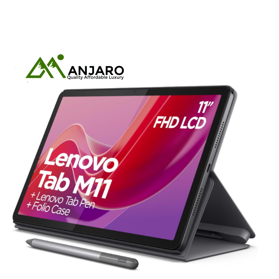 Lenovo Tab 11-Inch Tablet – 4GB RAM, 128GB Storage, 4G LTE + WiFi, Luna Grey