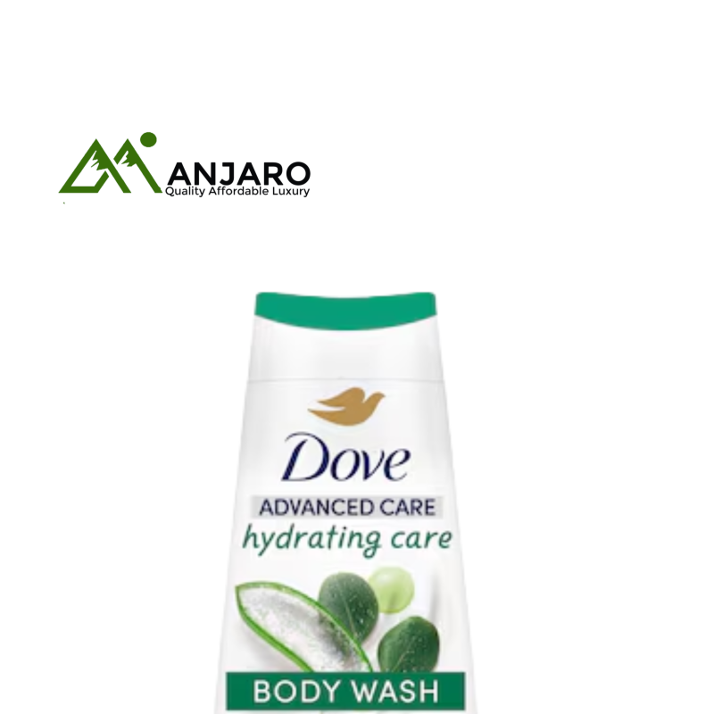 DOVE Advanced Care Hydrating Care Aloe & Birch Water Body Wash (400ml) | Refreshing Body Cleanser