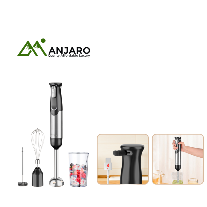 Decakila KMJB024B Cordless hand blender- 4 in 1