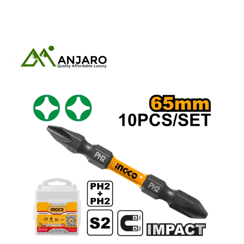 Ingco Impact Screwdriver Bits  SDBIM21PH233