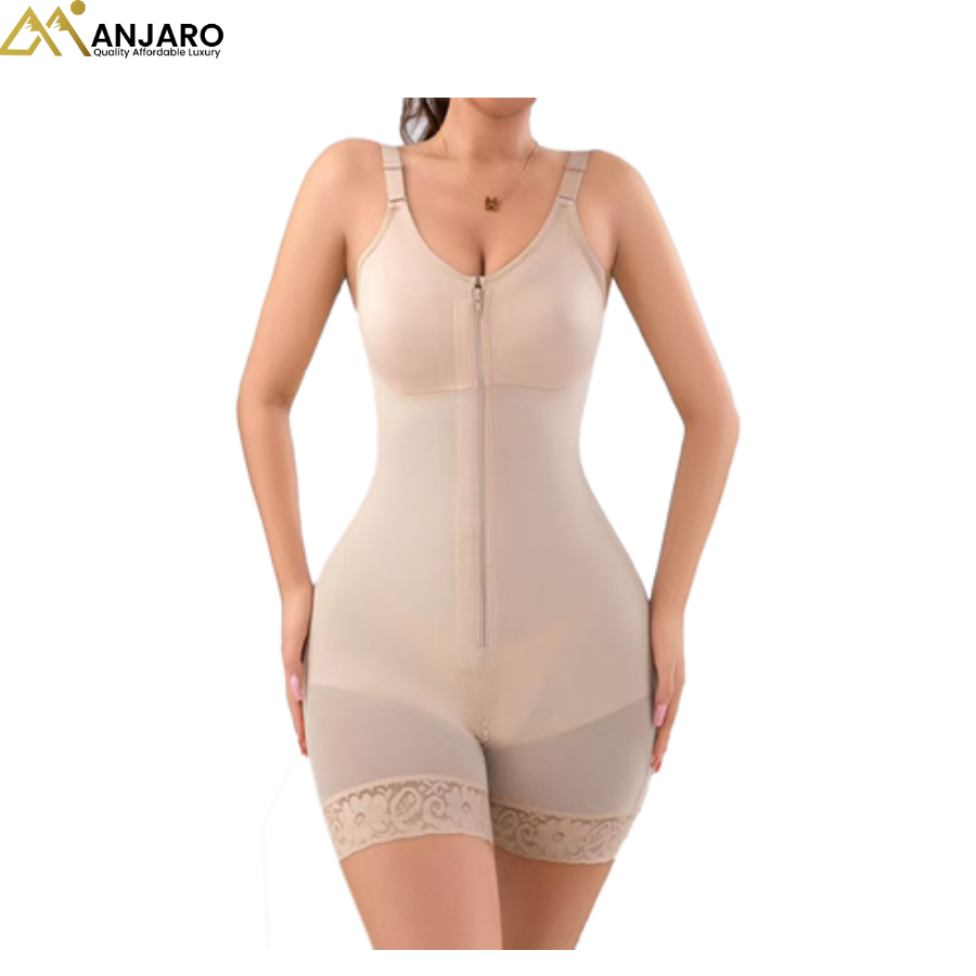 Seamless Full Body Shapewear Bodysuit – Tummy Control & Hip Sculpting  1098