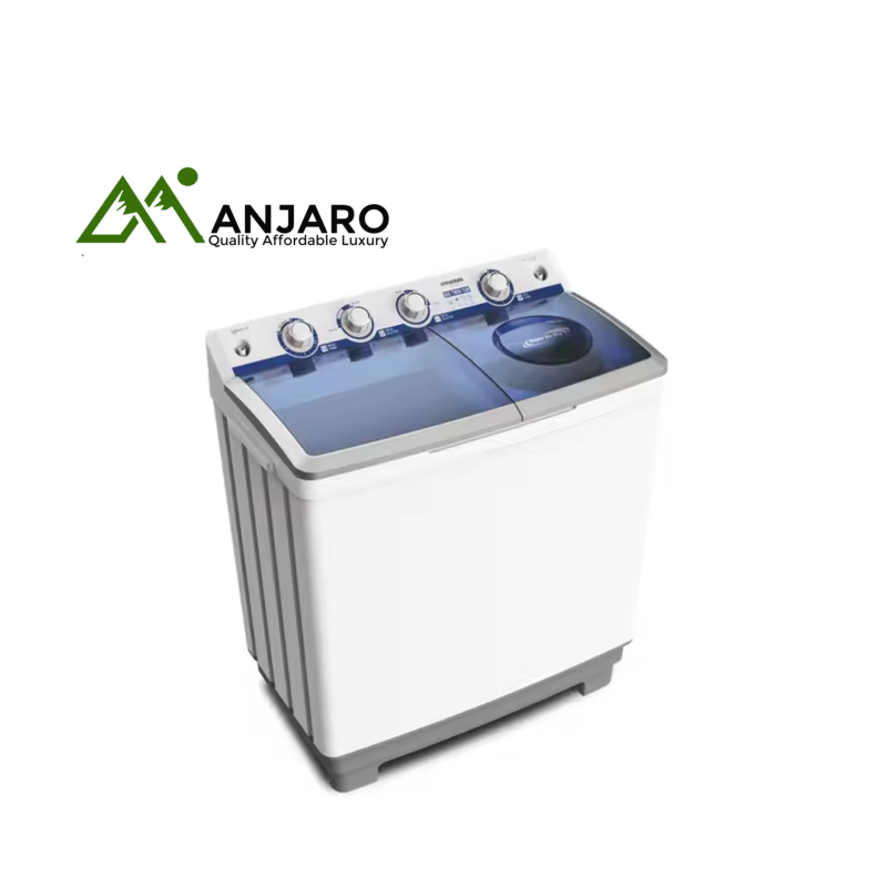 BRUHM Washing Machine BWT-140G - Twin Tub, 14kg Capacity