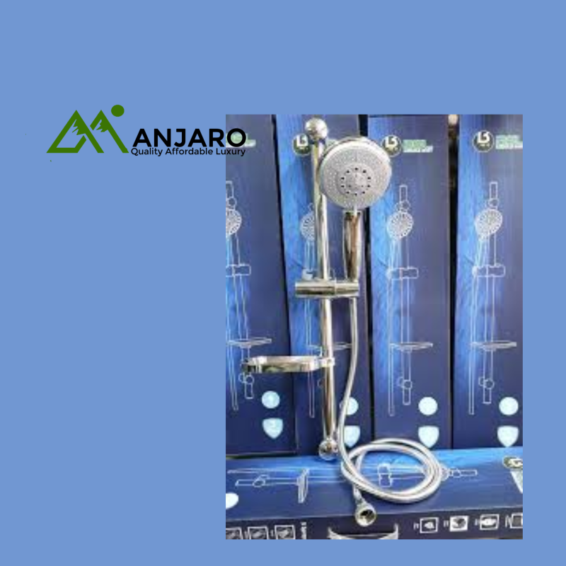 Modern Shower Set – Wall-Mounted Shower System with Handheld and Rain Shower Head