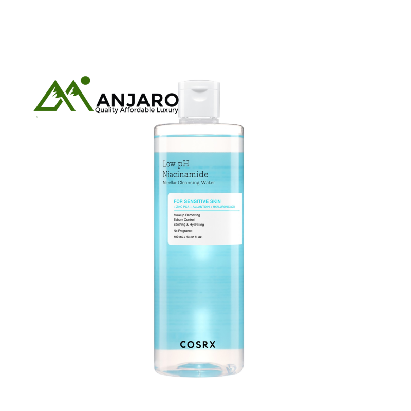 COSRX Low pH Niacinamide Micellar Cleansing Water (400ml) | Gentle & Hydrating Makeup Remover