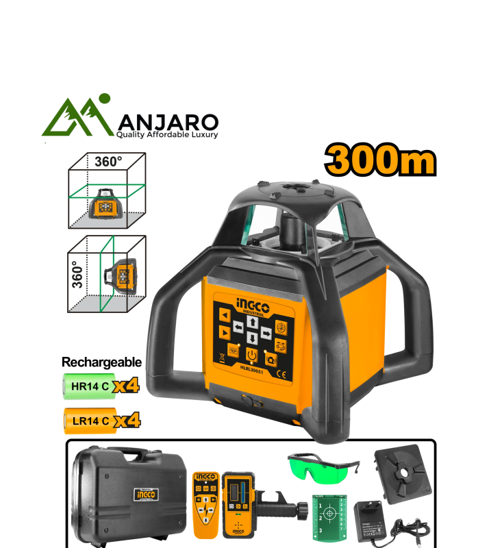 Ingco HLRL30051 Self-leveling rotary laser level