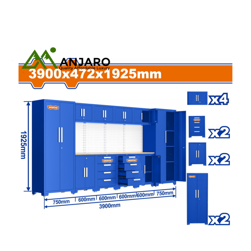 WCS3A10 Heavy-Duty Modular Garage Cabinet Set