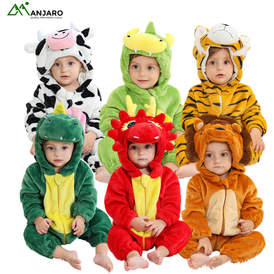 MICHLEY Spring Animal Baby Jumpsuit – Double Zipper Cute Knitted Romper for Infants & Toddlers (Shipping Fee Included)