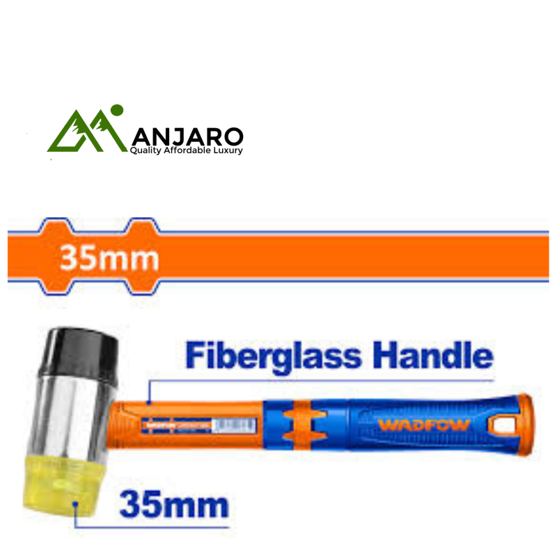 Wadfow  Rubber & Plastic Hammer – 35mm WHM7305